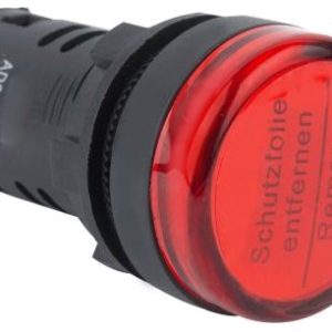 Luz Piloto LED 22mm Rojo 220V | Señalización Tablero