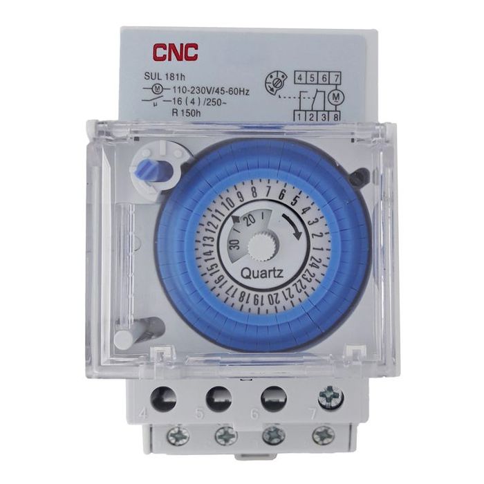 Timer Temporizador Relé Reloj Interruptor Programable con Reserva Riel Dim 220v