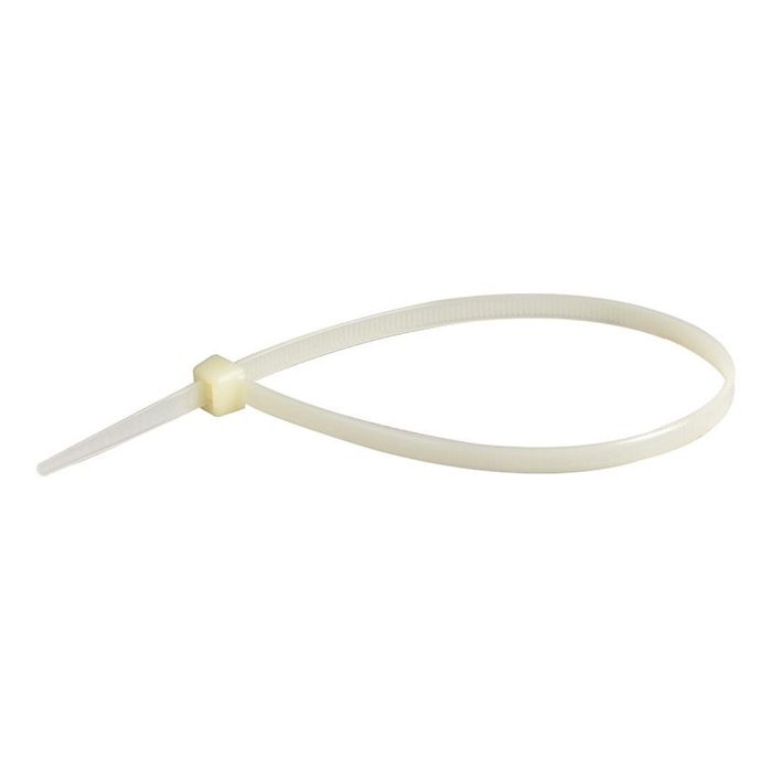 Amarra Cable Plastica Blanca100mm (B/100unds)