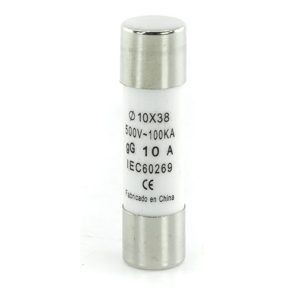 Fusible Cerámico Cilíndrico 10x38mm | 2A a 32A