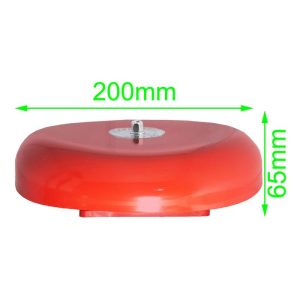 Timbre Campana Industrial 8″ (200mm) 220V | Rojo