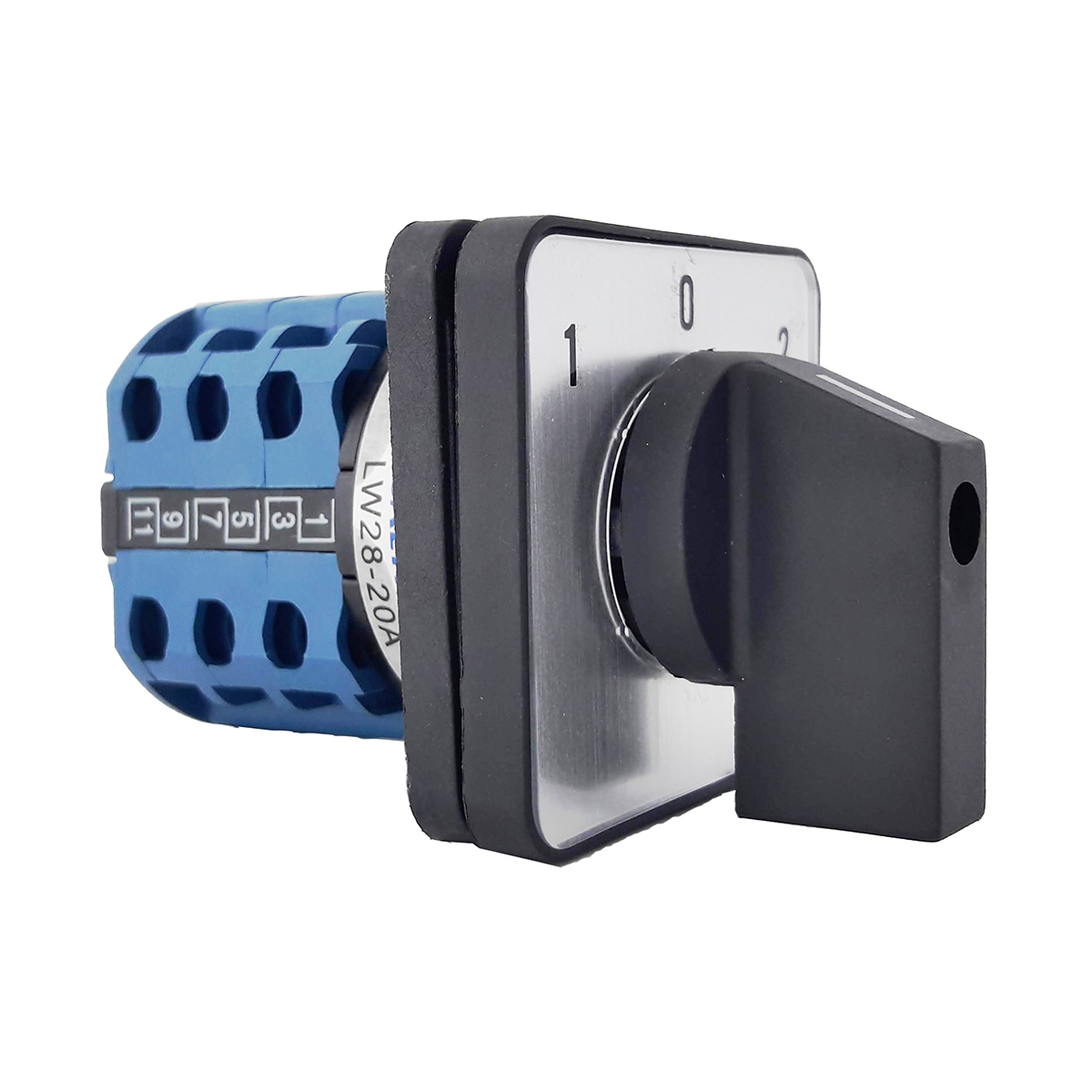 INTERRUPTOR CONMUTADOR 1-0-2 25A 4P 220VAC