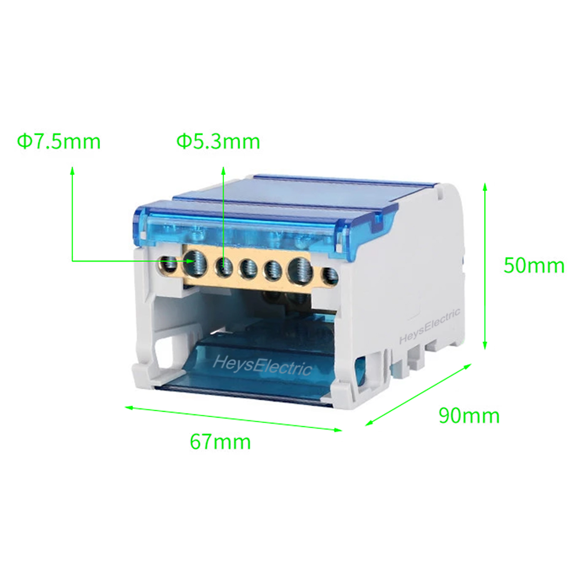 Repartidor tetrapolar 4×7 posiciones 125A