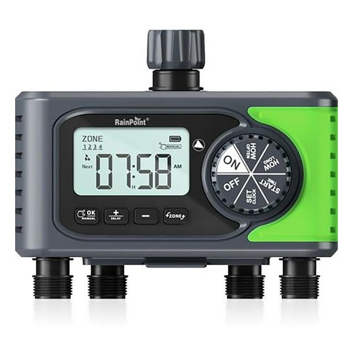 Programador Riego Automatico 4 Zonas ITV-405