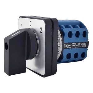 Interruptor rotativo paco de 10amp tres posiciones 1-0-2 transferencia