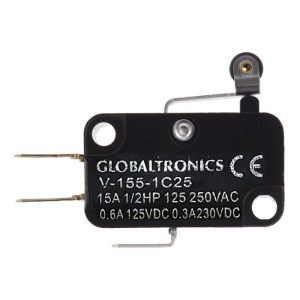 Microswitch V-155-1C25 | Roldana Palanca Corta