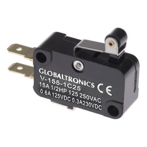 Micro Interruptor microswitch V-155 leva corta ruedita