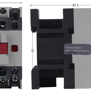 Contactor Trifásico 18A 220V CJX2s 1NO+1NC CNC Electric