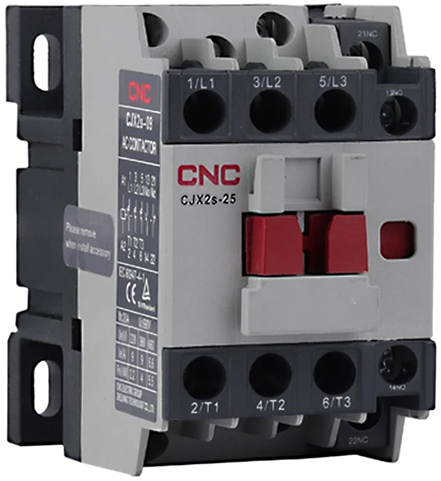 Contactor Trifásico 25A 220V CJX2s 1NO+1NC CNC Electric