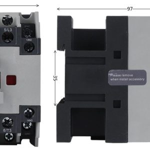 Contactor Trifásico 25A 220V CJX2s 1NO+1NC CNC Electric