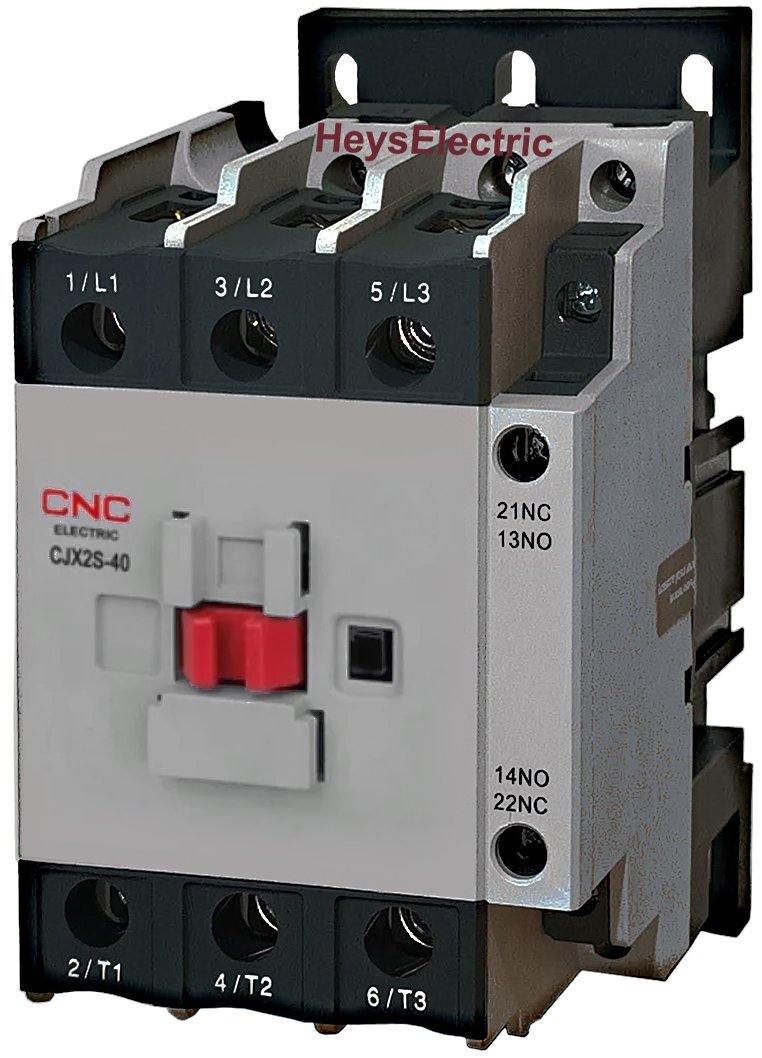 Contactor Trifásico 40A 220V CJX2s 1NO+1NC CNC Electric