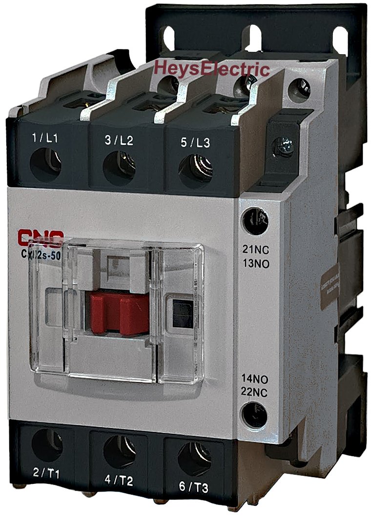 Contactor Trifásico 50A 220V CJX2s 1NO+1NC CNC Electric