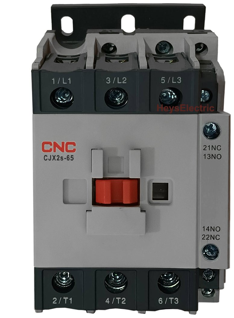 Contactor Trifásico 65A 220V CJX2s 1NO+1NC CNC Electric