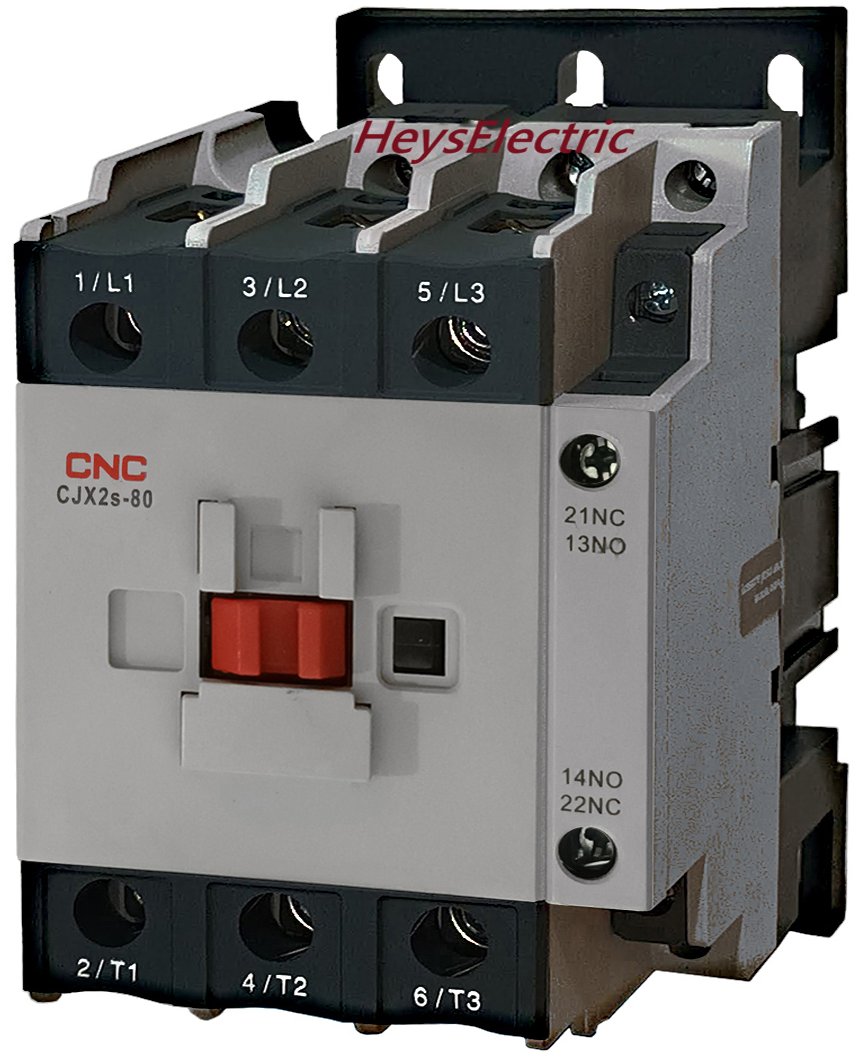 Contactor Trifásico 80A 220V CJX2s 1NO+1NC CNC Electric