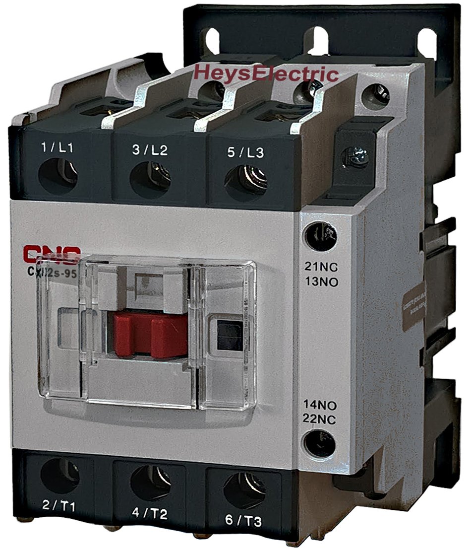 Contactor Trifásico 95A 220V CJX2s 1NO+1NC CNC Electric