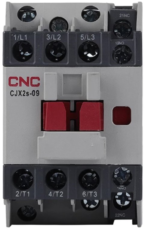 Contactor 9 Amp 220 Vac Trifásico 1 NO + 1 NC CNC CJX2s
