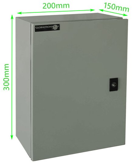 gabinete-300x200x150-1-puerta-metalico-tablero-electrico-posterior Gabinete Metálico IP65 300x200x150mm | 1 Puerta materiales electricos Chile