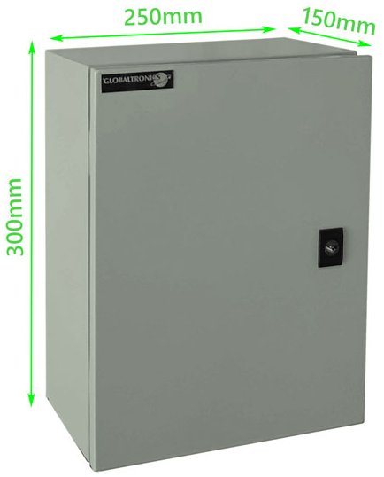 Gabinete Metálico IP65 300x250x150mm | 1 Puerta