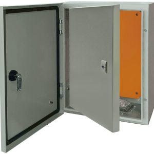 Gabinete Metálico IP65 400x300x200mm 2 Puertas Tablero Eléctrico