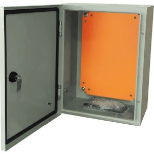 Gabinete Metálico IP65 600x400x250mm | 2 Puertas Fondo Extra