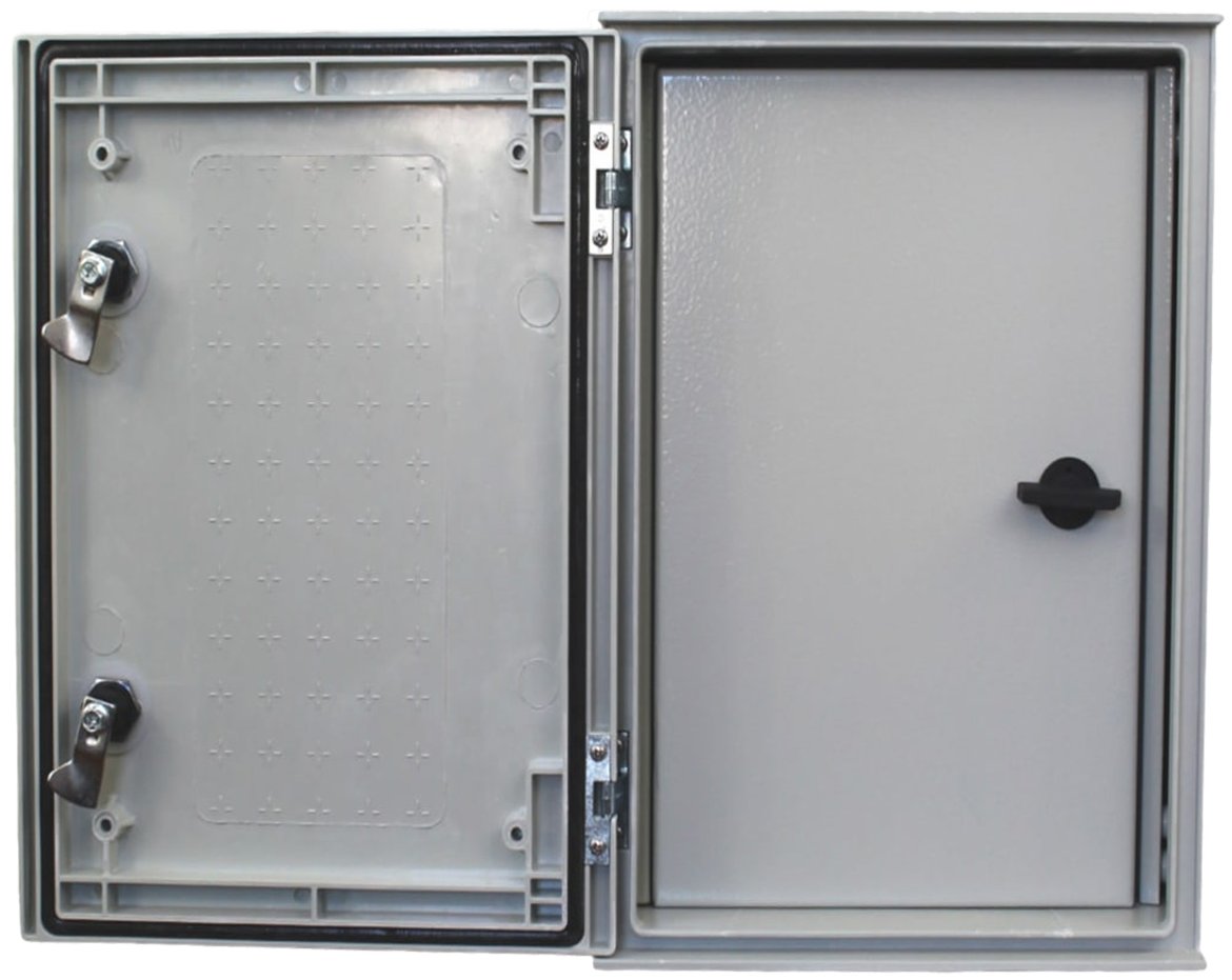 Gabinete Poliéster 600x400x230mm IP65 Doble Puerta