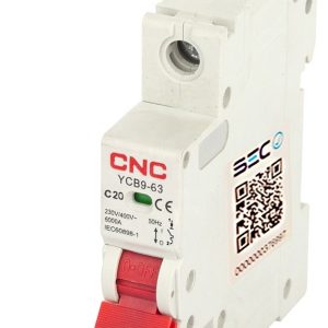 Interruptor Automático 1x20A Curva C 6kA CNC Electric | Alta Carga