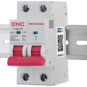 Interruptor Automático 2x16A Curva C 6kA CNC Electric | Especial Enchufes y Fuerza