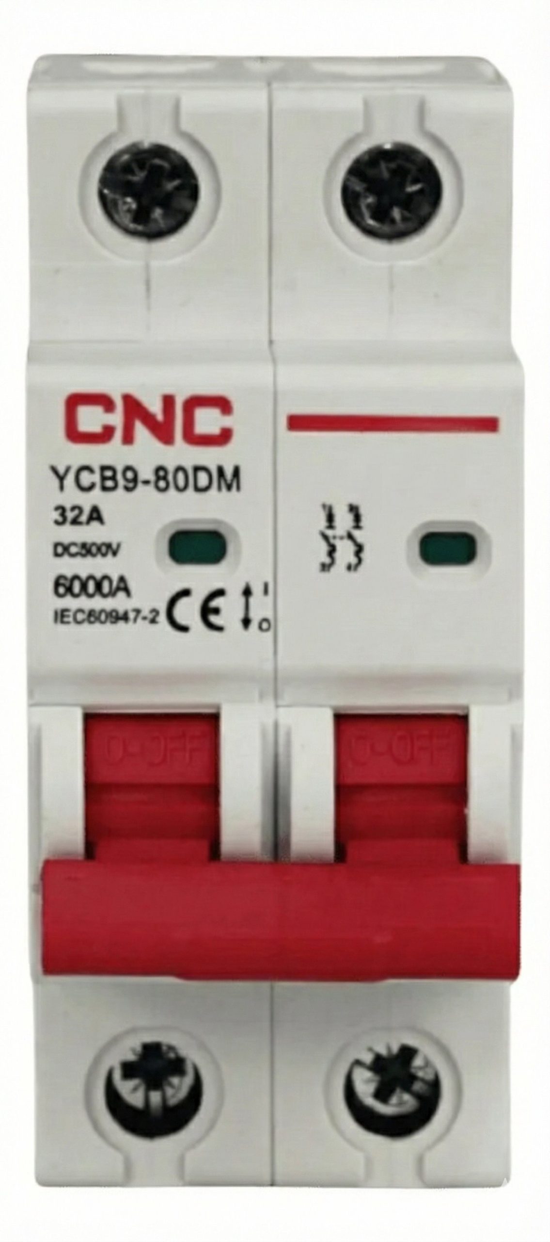 Interruptor Automático 2x32A DC 500V 6kA CNC Electric | Protección Solar de Alta Carga