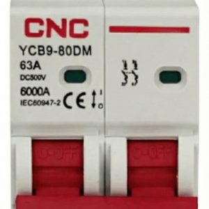 Interruptor Automático 2x63A DC 500V 6kA CNC Electric | Máxima Potencia Solar