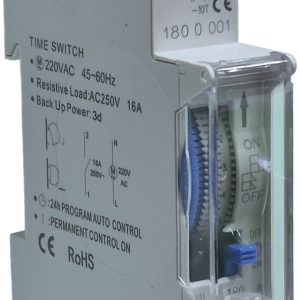 Interruptor Horario Analógico 24 Horas 16A 220V SUL180a Riel DIN CNC