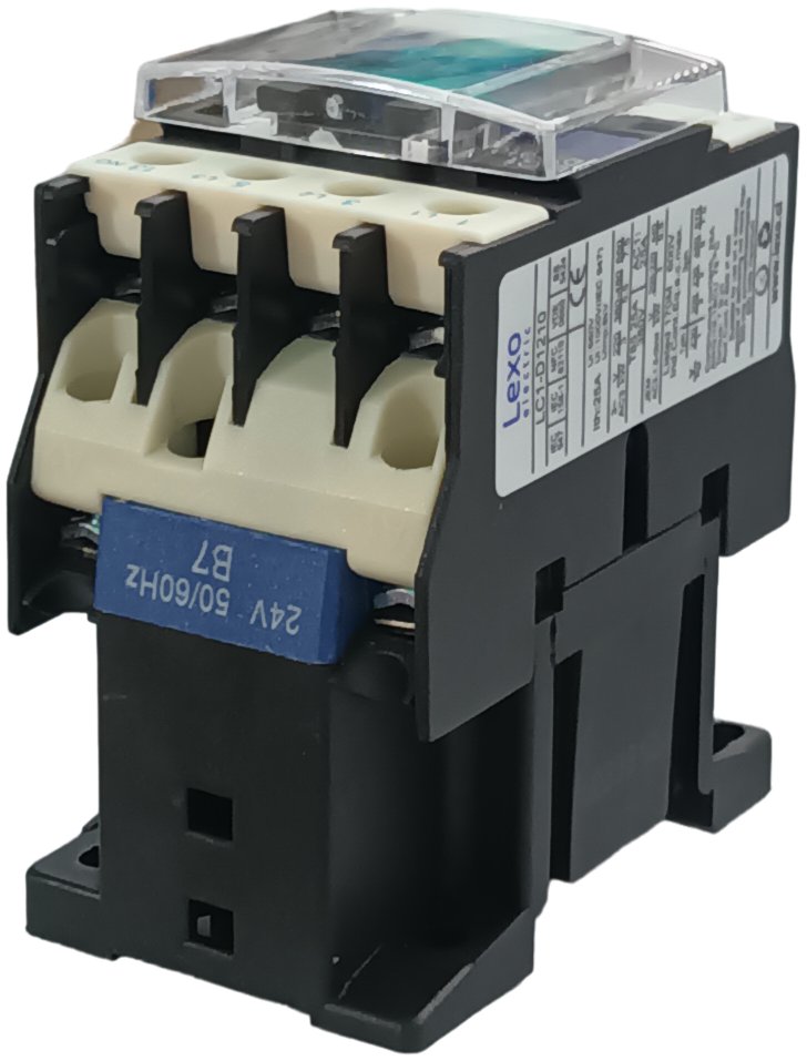 Contactor Trifásico 12A 24VAC CJX2s 1NO+1NC CNC Electric - Imagen 3
