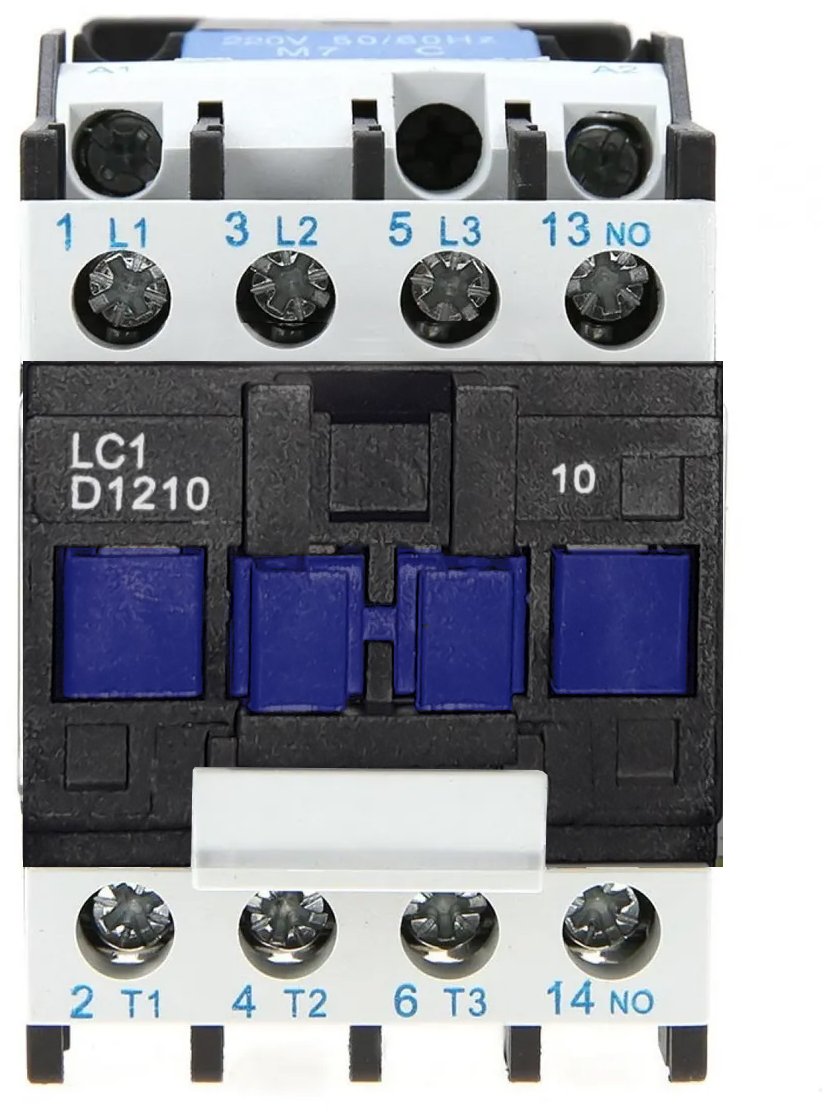 Contactor Trifásico 12A 24VAC CJX2s 1NO+1NC CNC Electric
