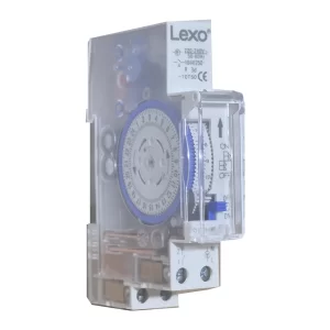 Reloj Programable Análogo LEXO SUL180A | Timer 1 Módulo