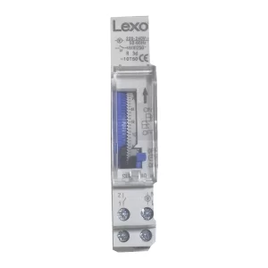 Reloj Programable Análogo LEXO SUL180A | Timer 1 Módulo